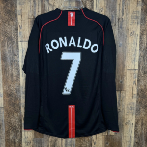 2007-08 Manchester United AwayFullsleeves Retro Jersey