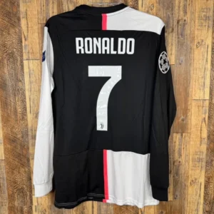 Juventus FC 2018-19 Home Long Sleeve Soccer Jersey